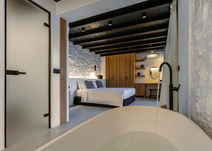 فيلة Amnos Mykonos - A Blue Eye Collection كالافاتيس