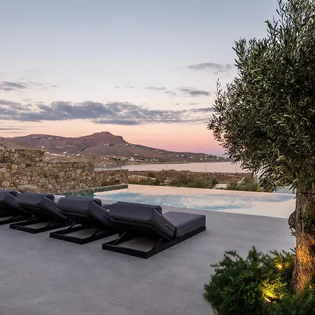 ヴィラ Amnos Mykonos - A Blue Eye Collection カラファティス