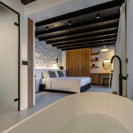 ヴィラ Amnos Mykonos - A Blue Eye Collection カラファティス